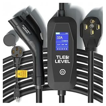 Portable Level 2 EV Charger 40A 9.6kW, NEMA 14-50